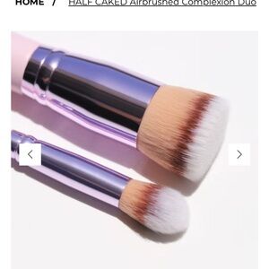 Half Caked Airbrushed Complexion Duo Makeup Brushes